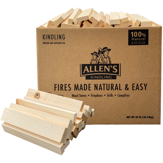 Fireplace & Wood Stove Bundle — Fire Starter Cups & Kiln-Dried Kindling